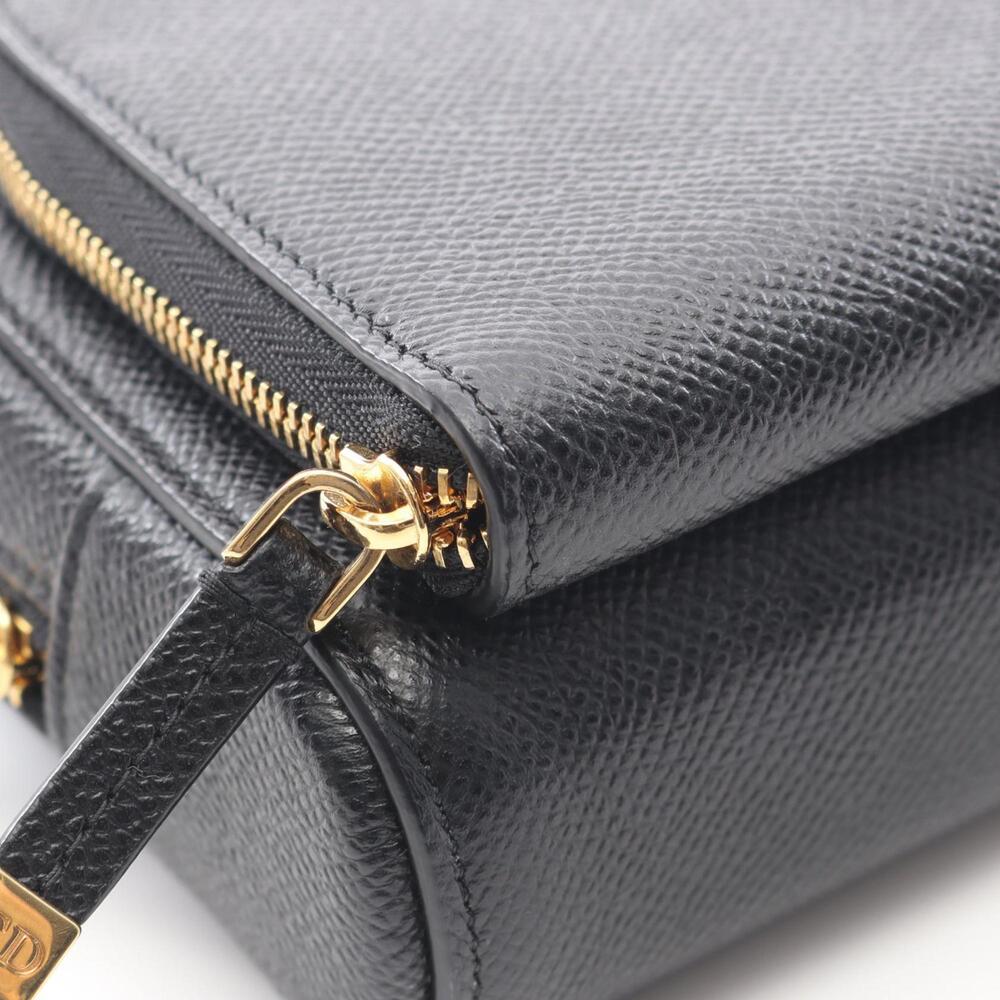 CHRISTIAN DIOR Black Leather Shoulder Bag - Picture 5 of 6